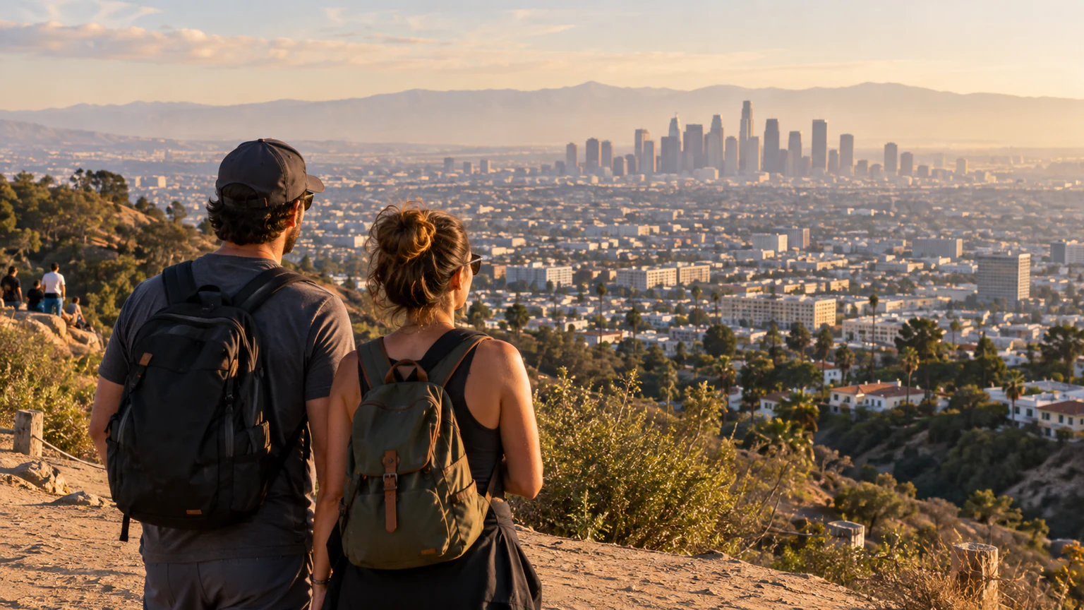 Vue urbaine de Los Angeles en Californie