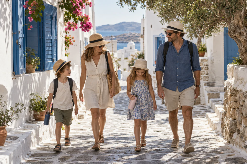Comment se préparer pour des vacances en famille en Grèce ?