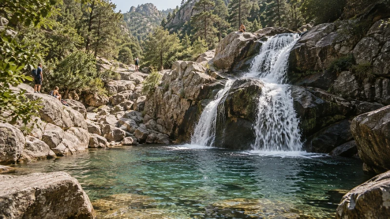 Cascades de Polischellu, Corse : accès et précautions