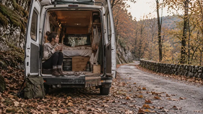Voyage de détente : nos astuces pour voyager en van aménagé en automne