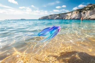 Fausse méduse : attention au siphonophore portugaise dans les eaux chaudes de Méditerranée