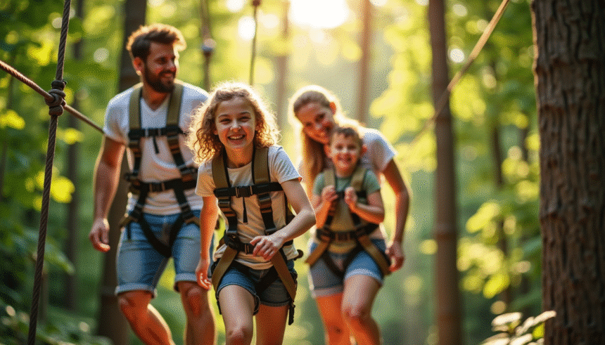 Parc aventure en famille : nos idées de sorties nature à tester cet été
